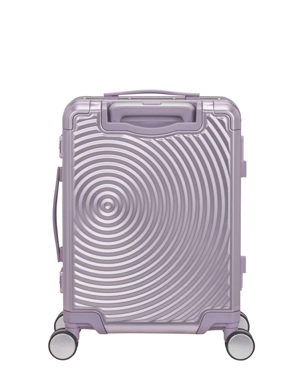 Mala de Cabine Soundbox Alu 55cm 4 Rodas Lilás 39L Lilás-4