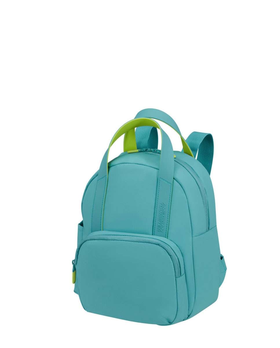 Imagem 0 de Mini Mochila de Mulher Puffypop Turquesa 8,5L