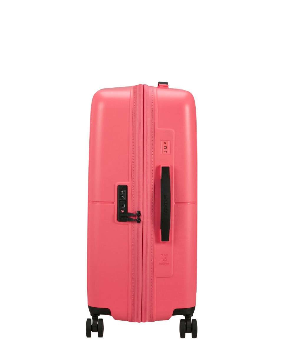 Mala de viagem média Dashpop 67cm com 4 rodas expansível rosa 76L Lavanda-3