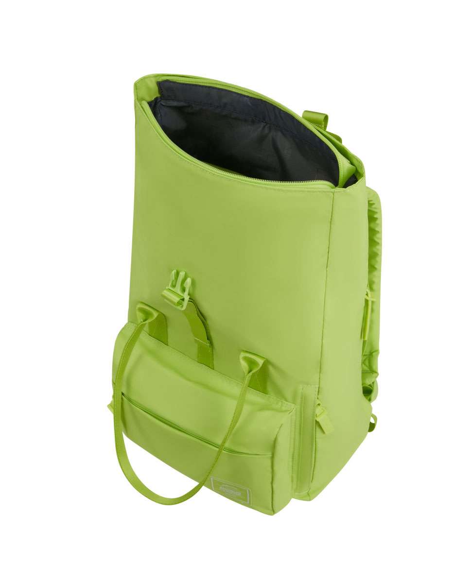 Mochila de Mulher City Puff Urban Groove Verde Lima 17L Verde-2