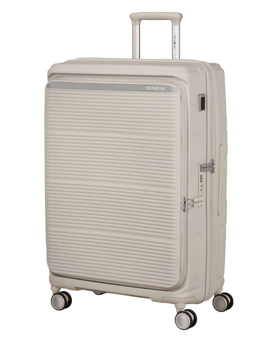 Mala de Viagem Grande Paralux HS 75cm 4 Rodas Expansível Cinzento Pedra 105L Cinzento-1