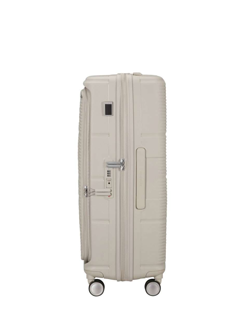 Mala de Viagem Grande Paralux HS 75cm 4 Rodas Expansível Cinzento Pedra 105L Cinzento-3