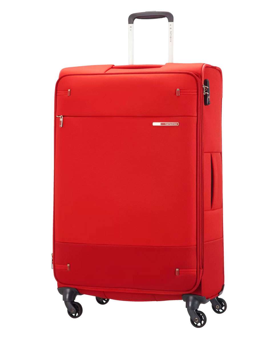 Mala de Viagem Grande Base Boost 78cm Com4 Rodas Expansível Vermelho 105L Vermelho-1
