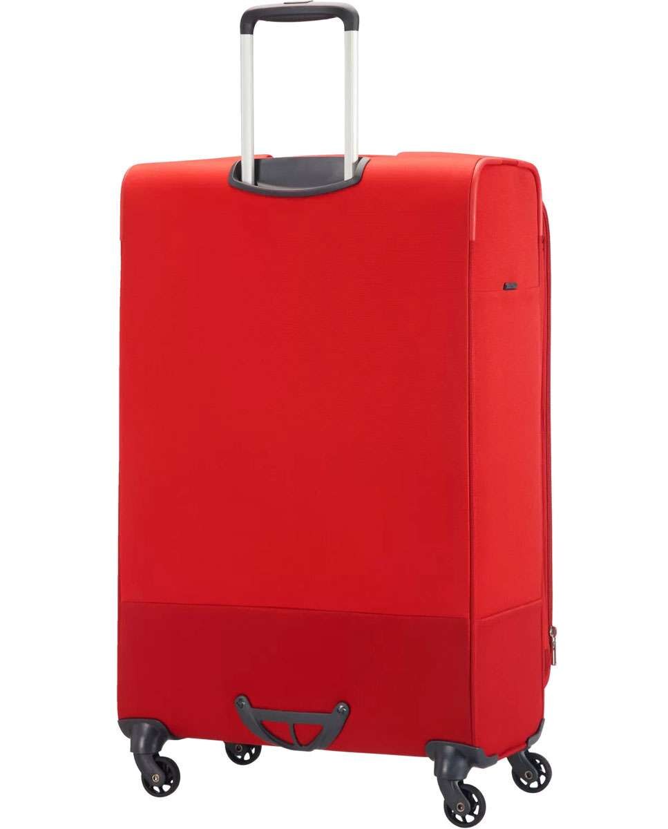 Mala de Viagem Grande Base Boost 78cm Com4 Rodas Expansível Vermelho 105L Vermelho-3
