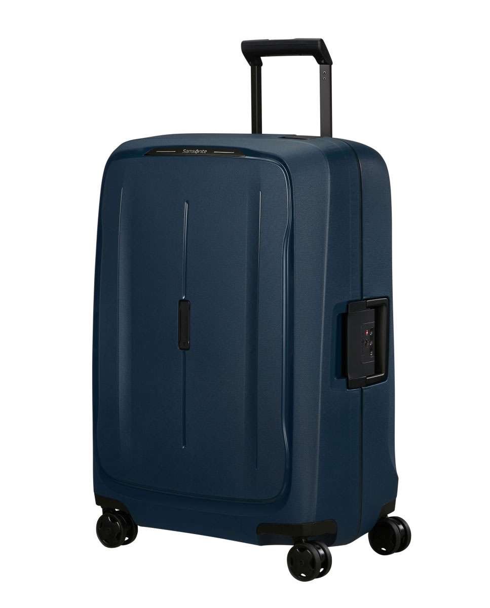 Mala de viagem média Essens 69cm 4 rodas azul-meia-noite 88L Azul-1