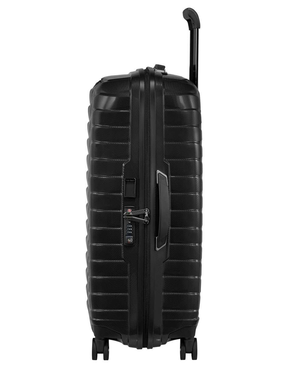 Mala de viagem média Proxis 69cm 4 rodas preto 75L Preto-3
