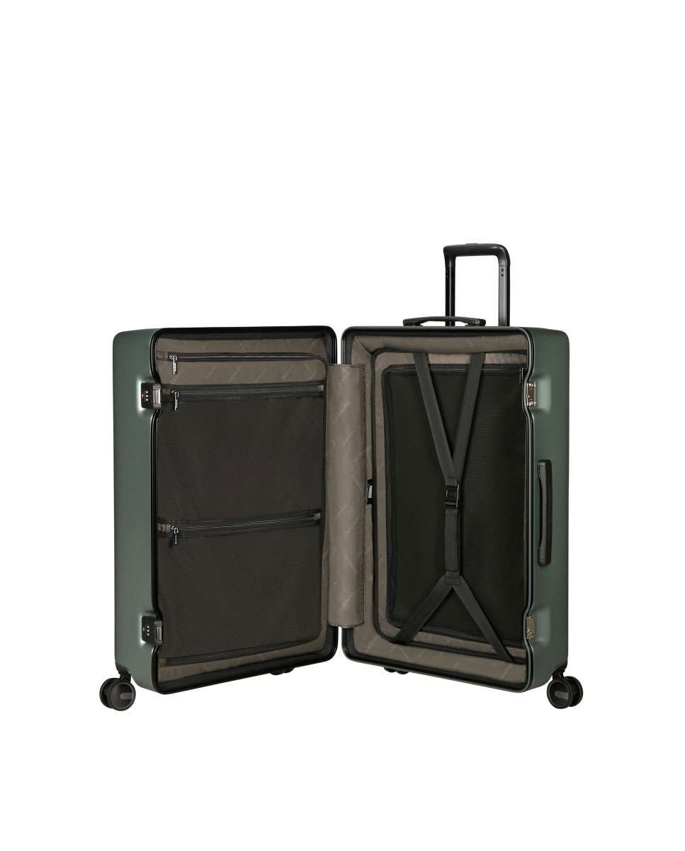 Mala de Viagem Grande Focus 75cm 4 Rodas Caqui Mate 91L Verde-2