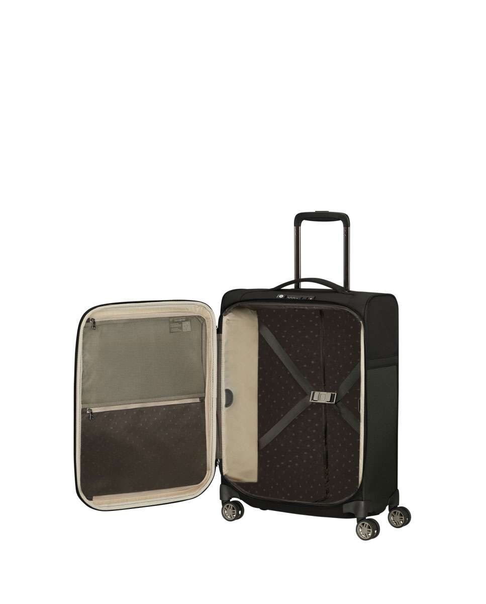 Mala de cabine Airea 55cm 4 rodas preto 41L Preto-2