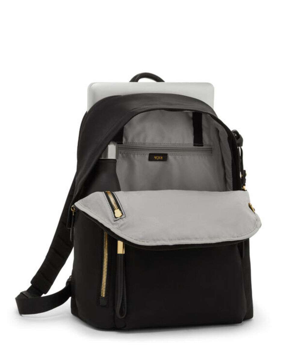 Mochila de Mulher para Portátil 14" Halsey Voyageur preto/dourado Preto-3