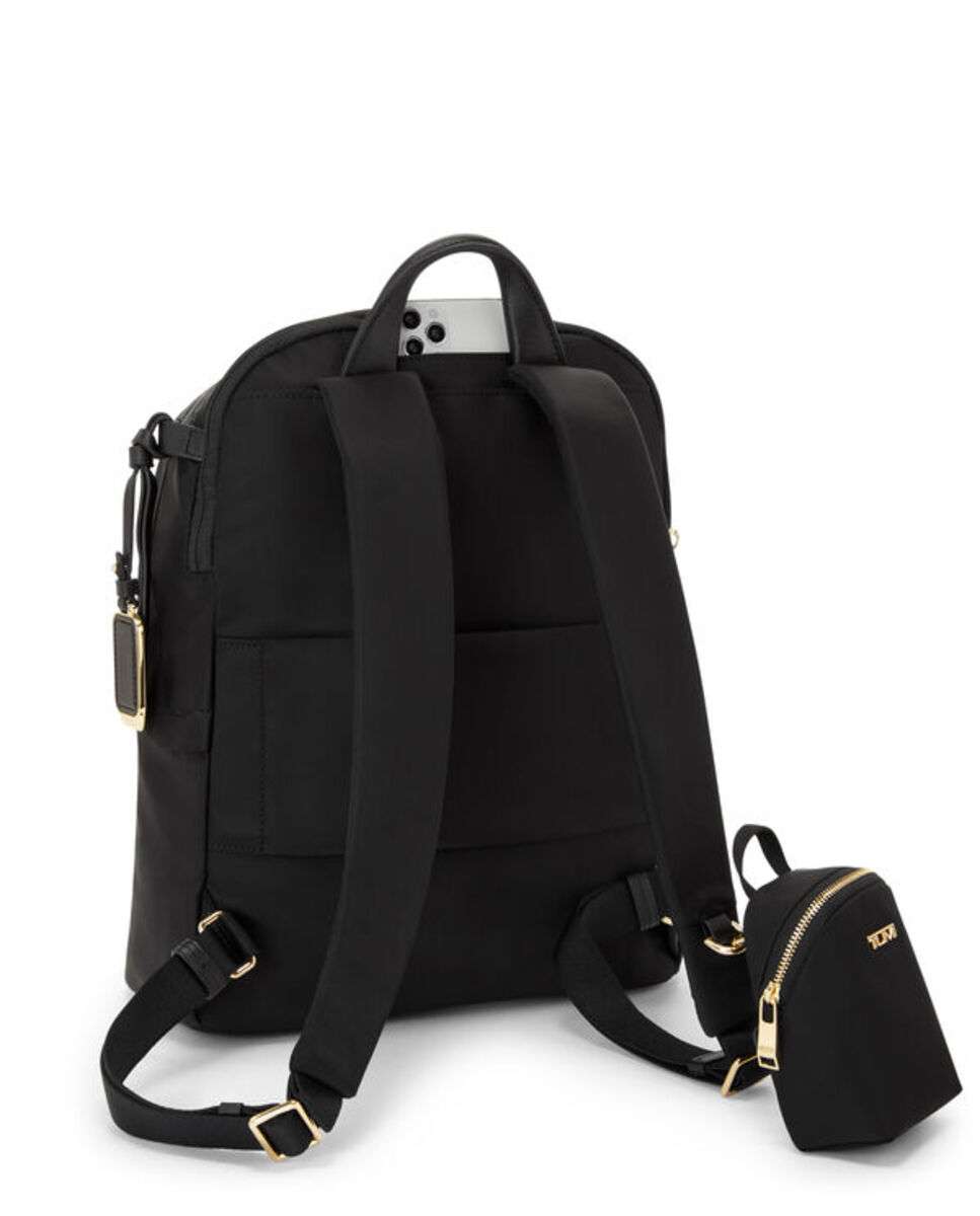 Mochila de Mulher para Portátil 14" Halsey Voyageur preto/dourado Preto-4