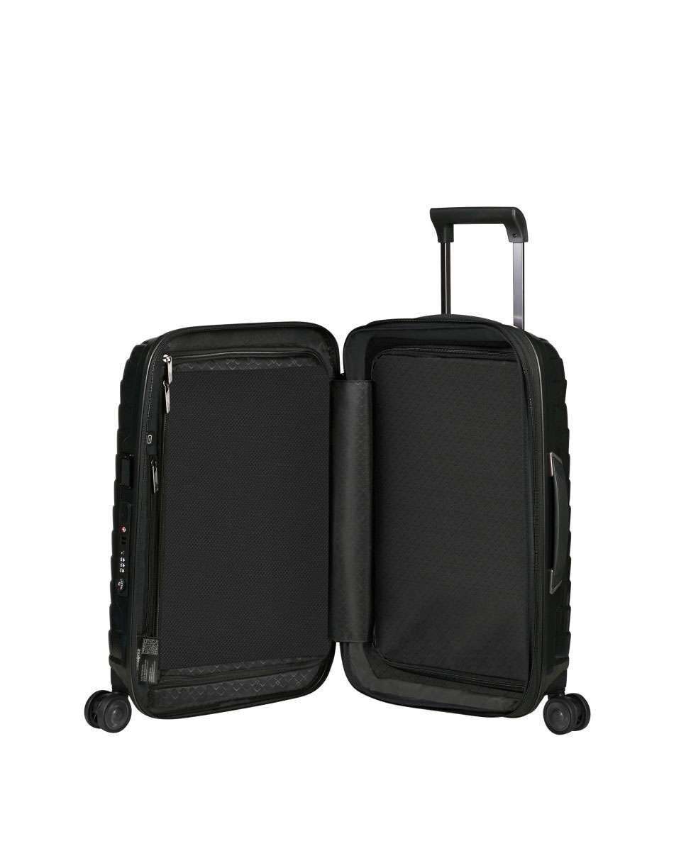 Mala de cabine Proxis 55/35cm 4 rodas expansível preto 38L Preto-2