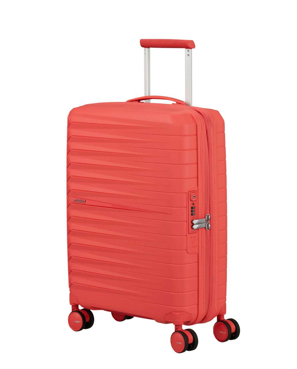 Imagem 0 de Mala de Cabine Fastforward 55cm 4 Rodas Expansível Coral 36L