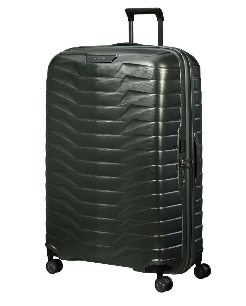 Mala de viagem extragrande Proxis 86cm 4 rodas verde mate 147L Verde-1