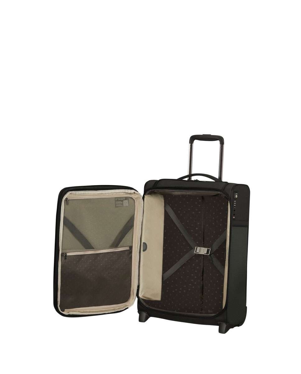 Mala de cabine Airea 55cm 2 rodas expansível preto 41L Preto-2