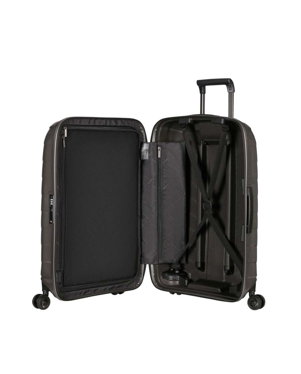 Mala de viagem extragrande Attrix 81cm 4 rodas bege 120L Bege-2