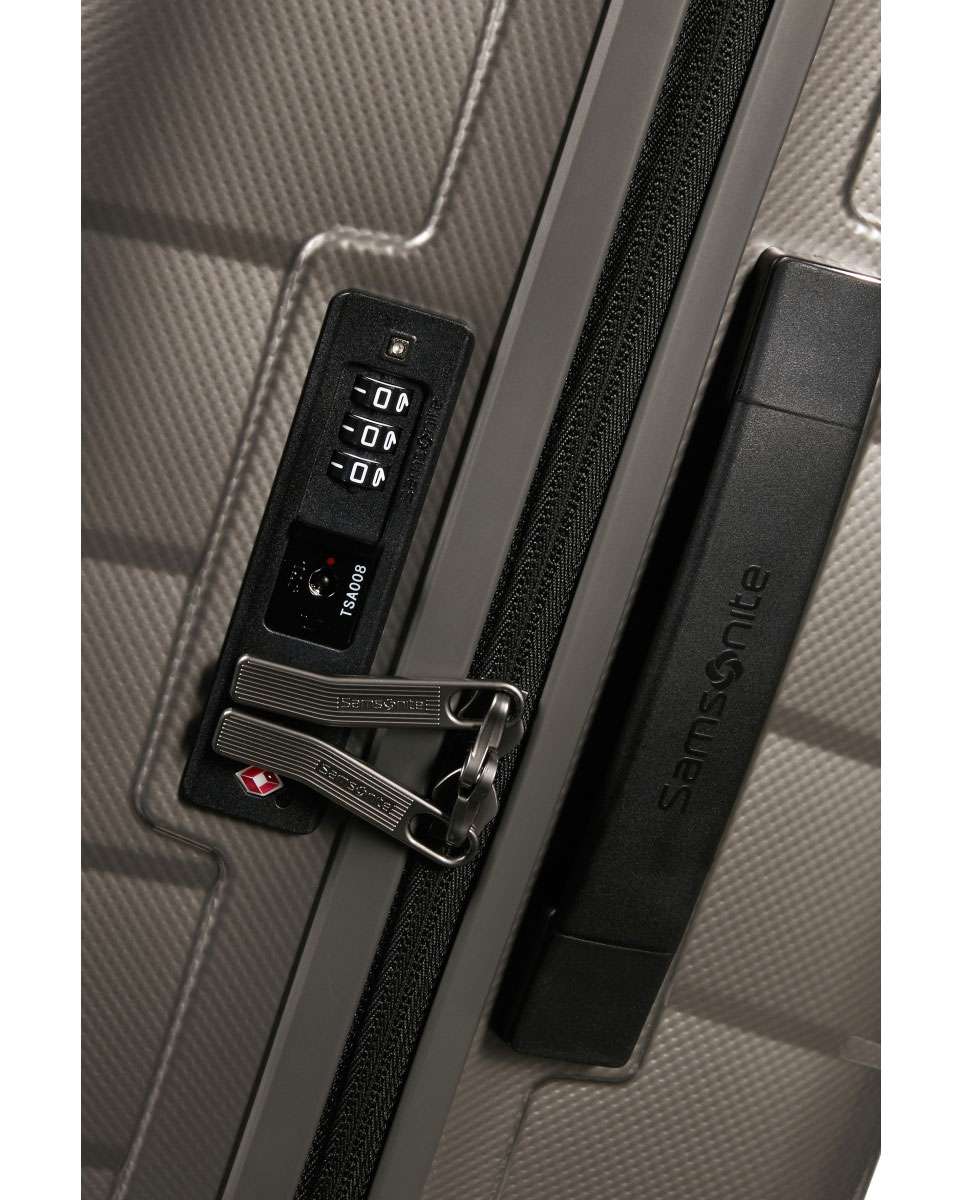Mala de viagem extragrande Attrix 81cm 4 rodas bege 120L Bege-3