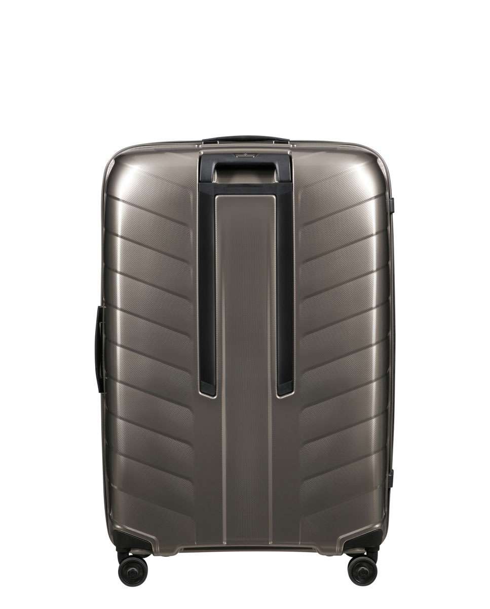 Mala de viagem extragrande Attrix 81cm 4 rodas bege 120L Bege-4