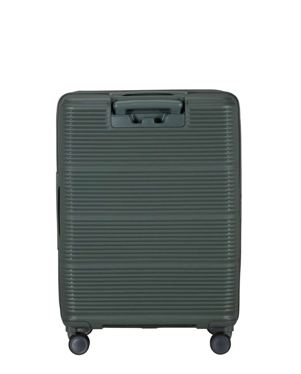 Mala de Viagem Média Paralux HS 67cm 4 Rodas Expansível Verde 71L Verde-4