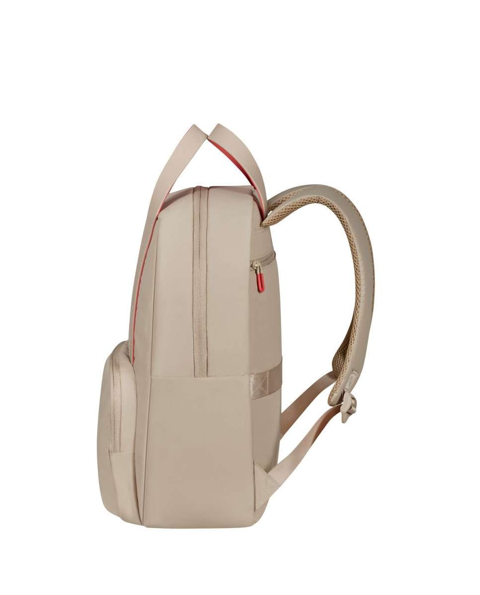 Mochila de Mulher para Portátil 15.6" Puffypop Bege 21L Bege-3