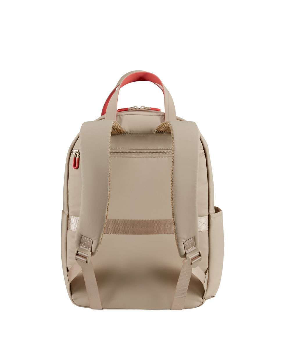 Mochila de Mulher para Portátil 15.6" Puffypop Bege 21L Bege-4