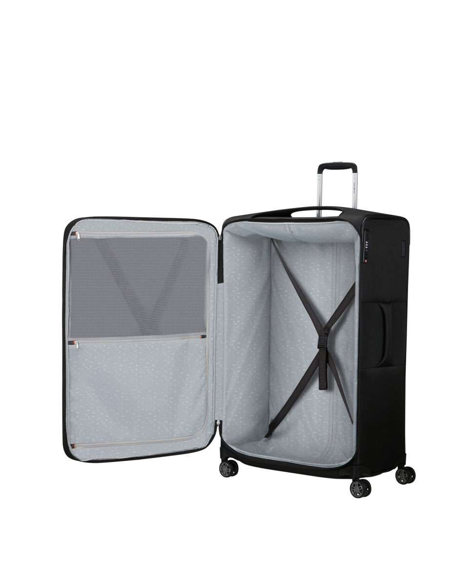 Mala de Viagem Extragrande Re-Lite 83cm 4 Rodas Expansível Preto 156L Preto-2