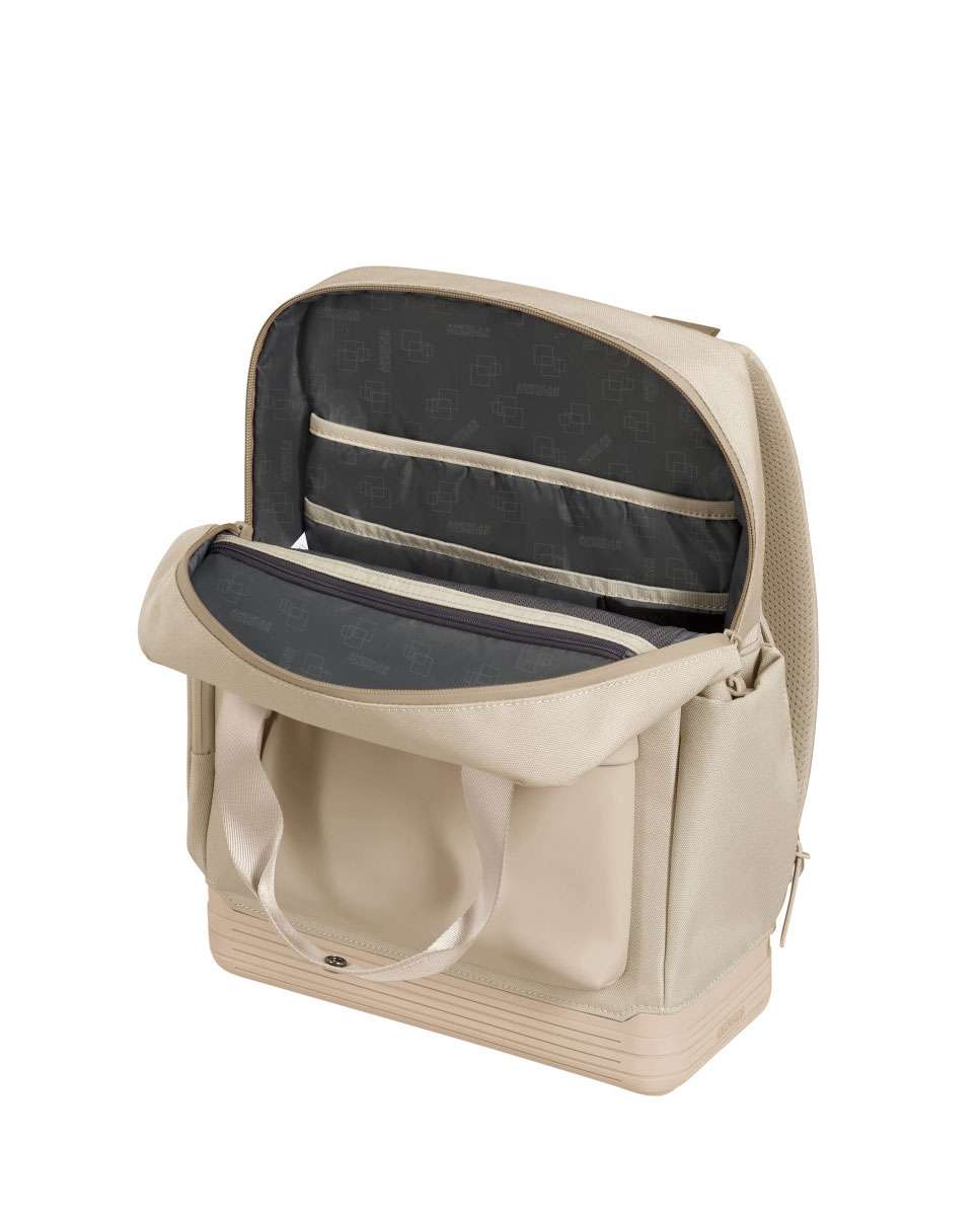 Mochila Tote Soulpack Para Portátil 15" Bege Bege-2