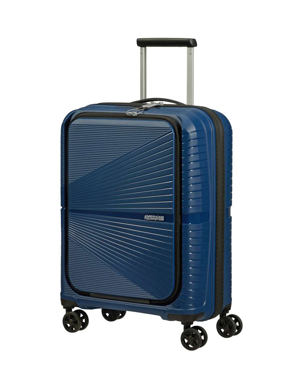 Imagem 0 de Mala de Cabine Airconic 55cm 4 Rodas com Bolso para Portátil 15.6" Azul Meia-Noite