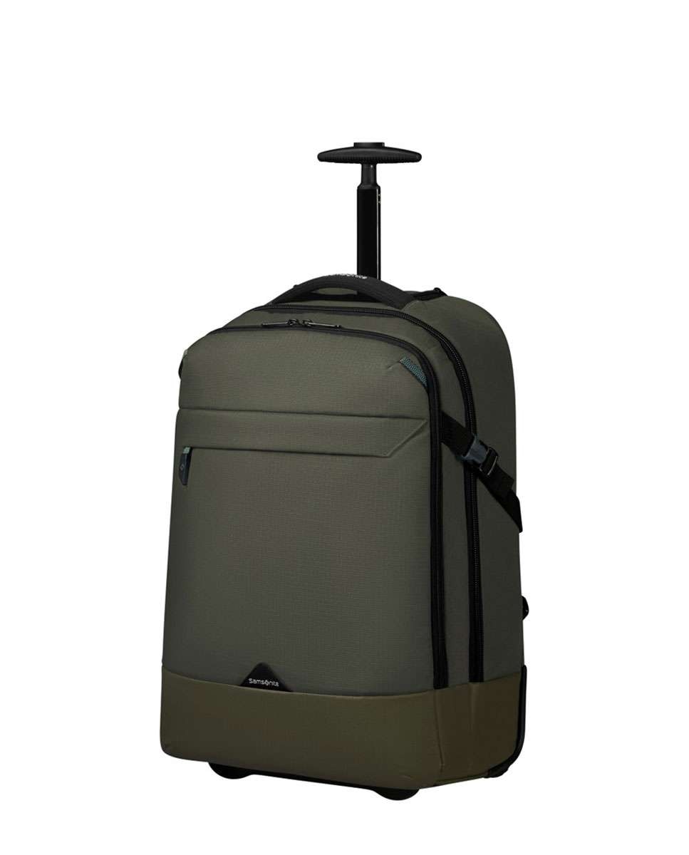Mochila para Portátil Roadseeker 17.3" com 2 Rodas Verde Azeitona 38L Verde-1