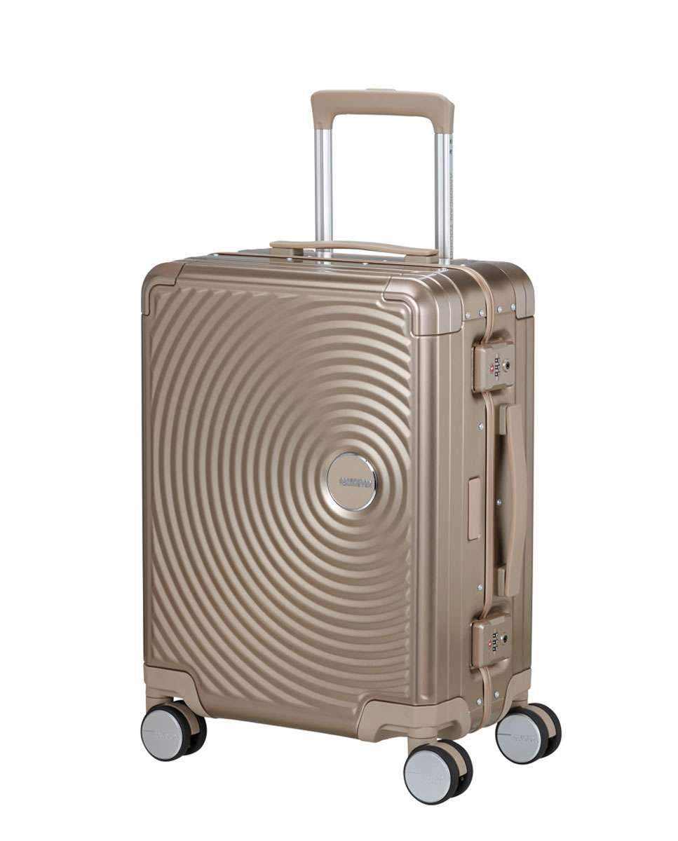 Imagem 0 de Mala de Cabine Soundbox Alu 55cm 4 Rodas Bronze 39L