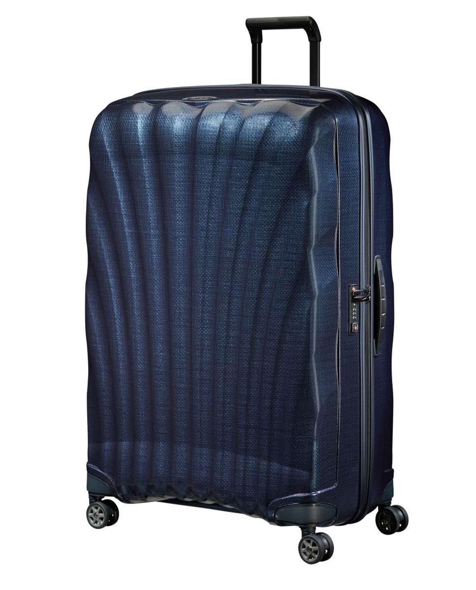 Mala de viagem extragrande C-Lite 86cm 4 rodas azul 144L Azul-1