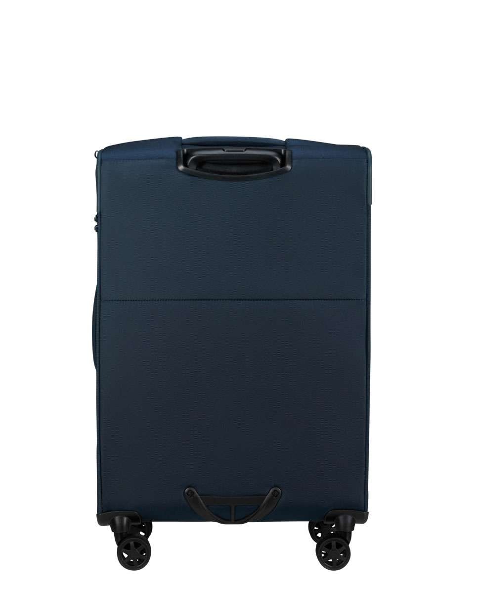 Mala de viagem média Urbify 68cm 4 rodas expansível azul marinho 68L Azul-4