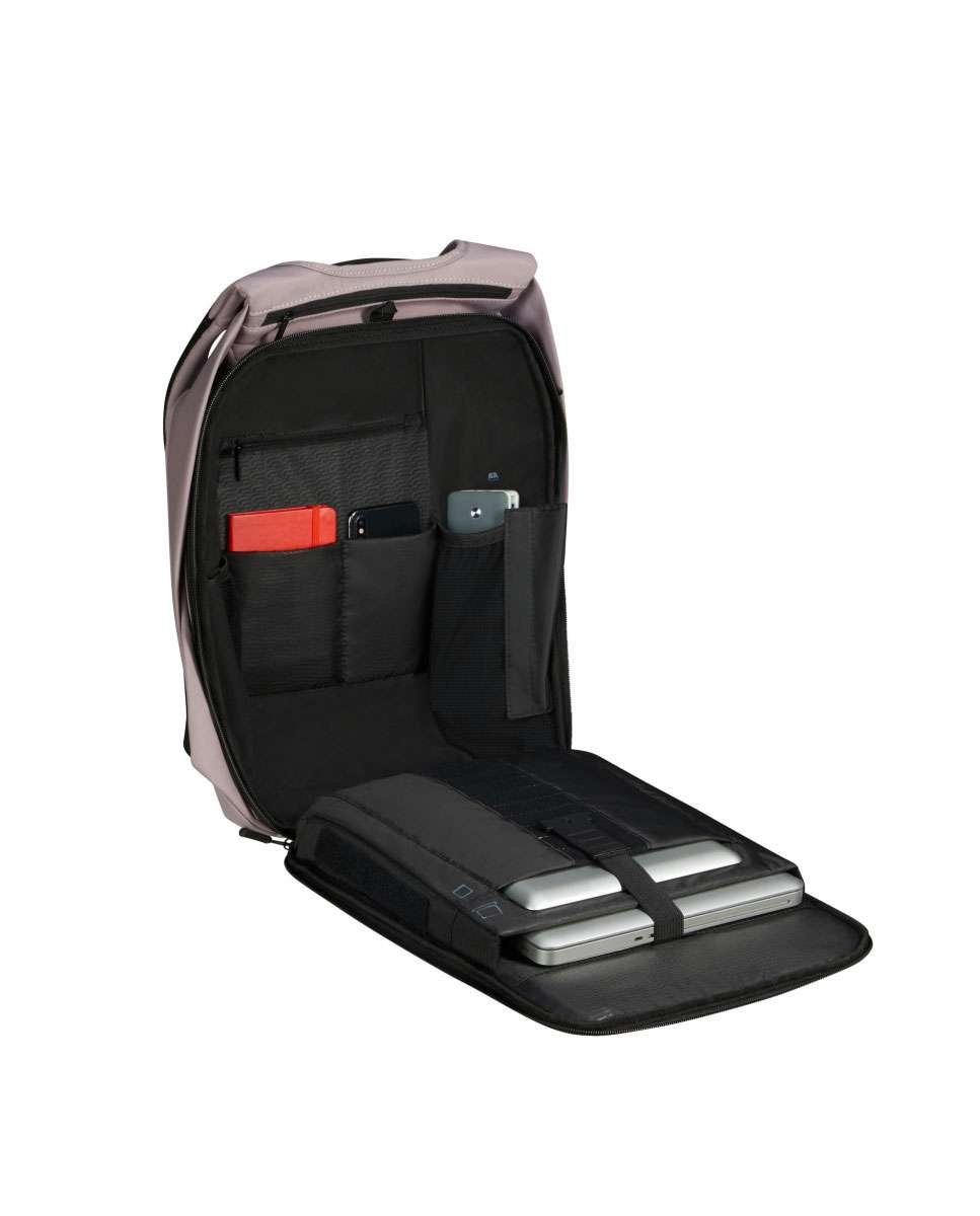Mochila antirroubo para portátil Securipack 2.0 lilás 15,6 Rosa-2