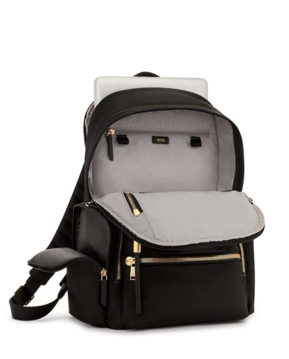Mochila de Mulher para Portátil 15" Celina Voyageur preto/dourado Preto-3