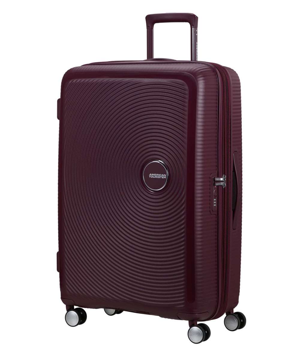 Imagem 0 de Mala de Viagem Grande Soundbox 77cm 4 Rodas Expansível Vermelho Cereja 97L