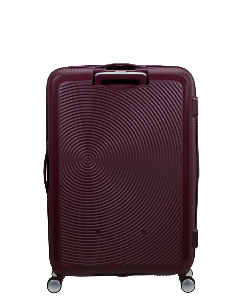 Mala de Viagem Grande Soundbox 77cm 4 Rodas Expansível Vermelho Cereja 97L Vermelho-4