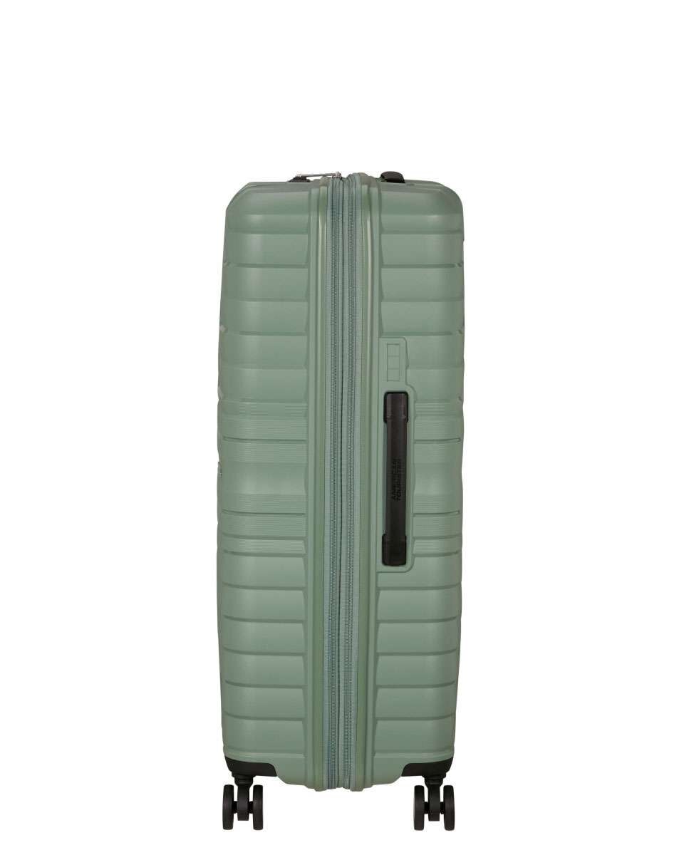 Mala de Viagem Grande Flytwist 78cm 4 Rodas Expansível Verde Botânico 101L Verde-3