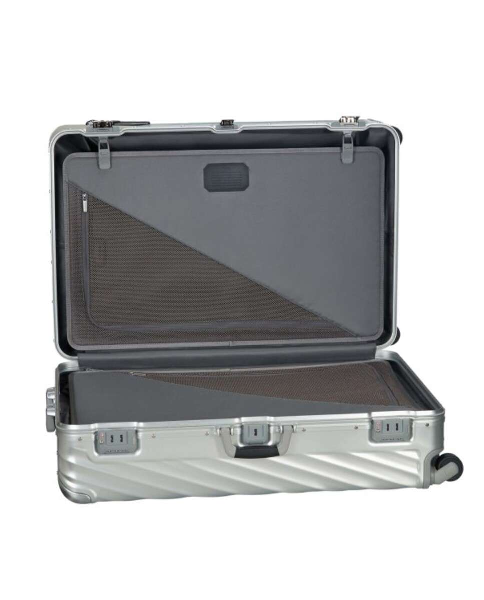 Mala para Viagens Intercontinentais 86cm 19 Degree prateada 122L Cinzento-2