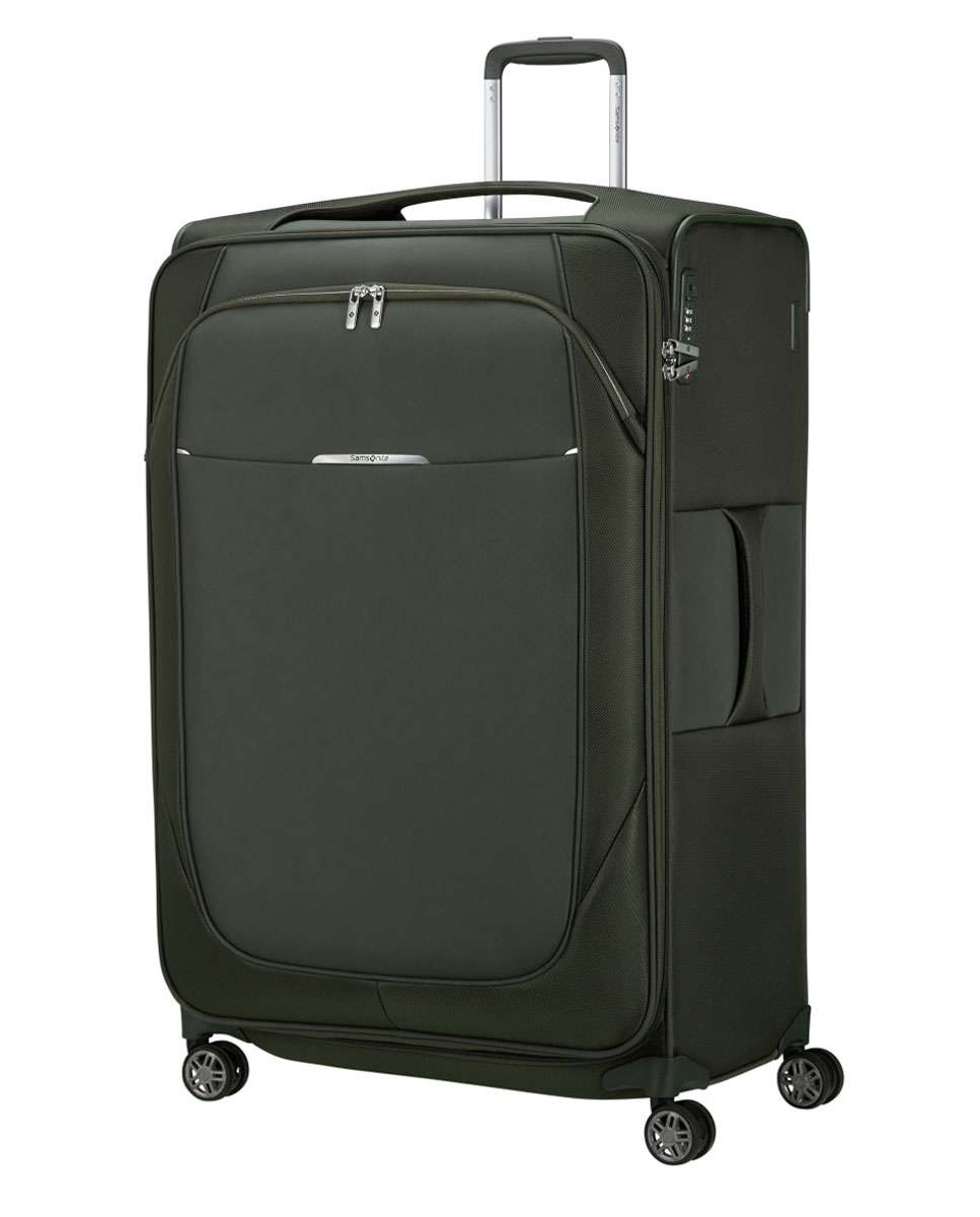Mala de Viagem Extragrande Re-Lite 83cm 4 Rodas Expansível Verde Hera 156L Verde-1