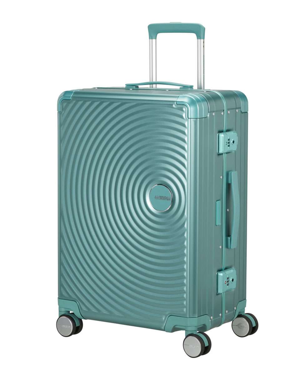 Imagem 0 de Mala de Viagem Média Soundbox Alu 68cm 4 Rodas Azul Turquesa73L