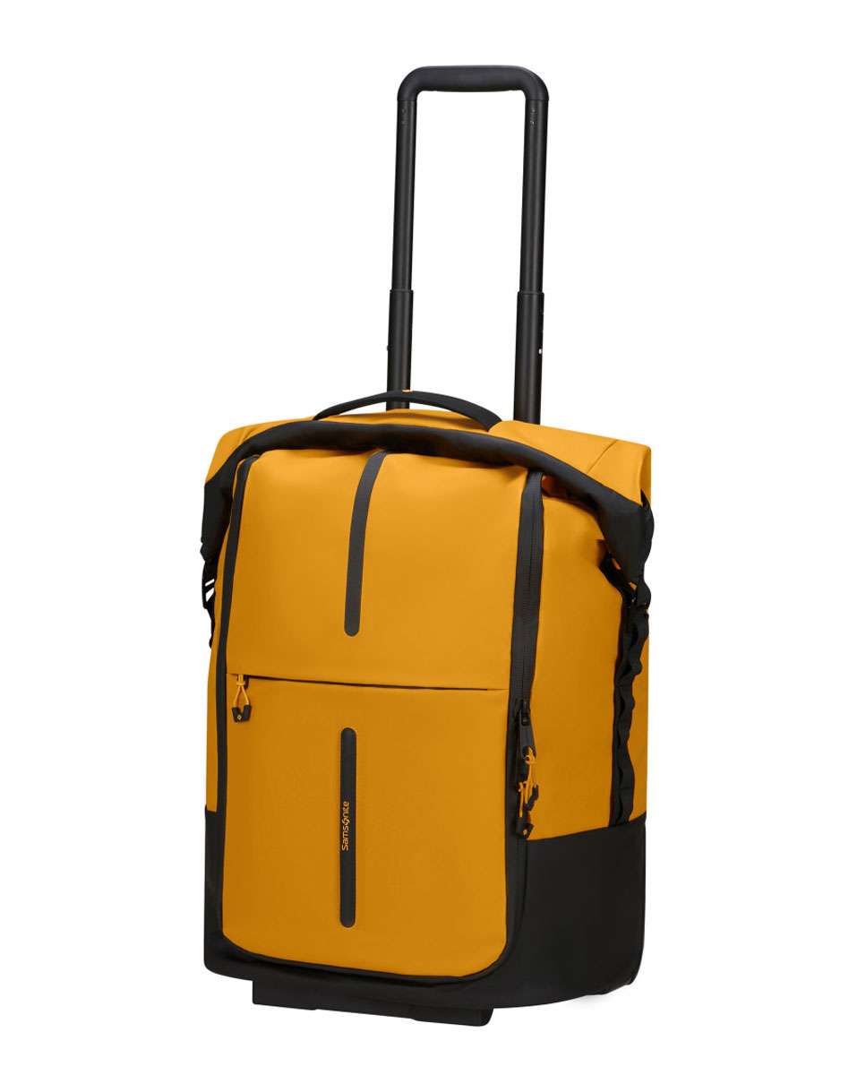 Trolley de Viagem Ecodiver dobrável 4 em 1 amarelo 36L/51L/72L/80L Amarelo-1