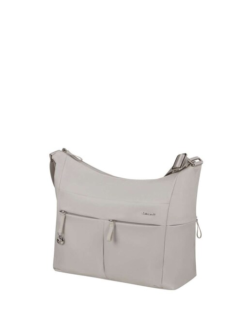 Imagem 0 de Mala de Ombro M Move 5.0 2 Bolsos Cinza Claro