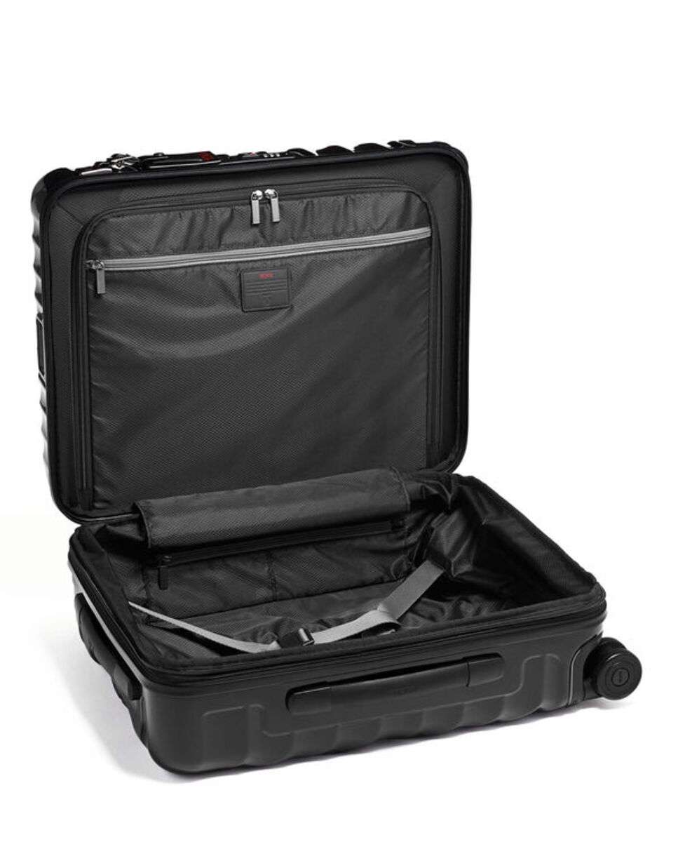 Mala de Cabine 55cm Continental Expansível Degree Policarbonato preto 44L Preto-2