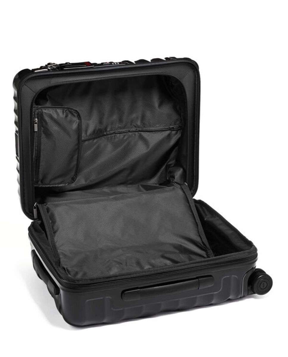 Mala de Cabine 55cm Continental Expansível Degree Policarbonato preto 44L Preto-3