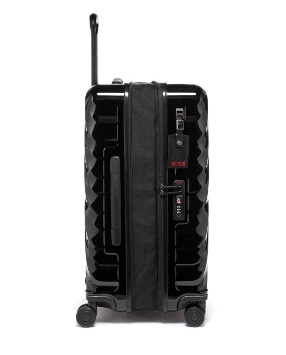Mala para Viagens Curtas 66cm Expansível Degree Policarbonato preto 67L Preto-4