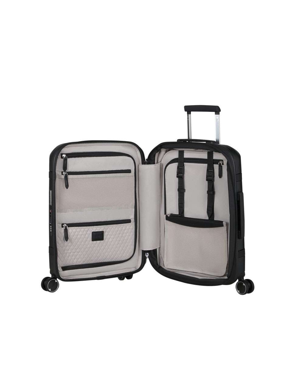 Mala De Cabine Image 55Cm 4 Rodas Expansível Preto 38L Preto-2