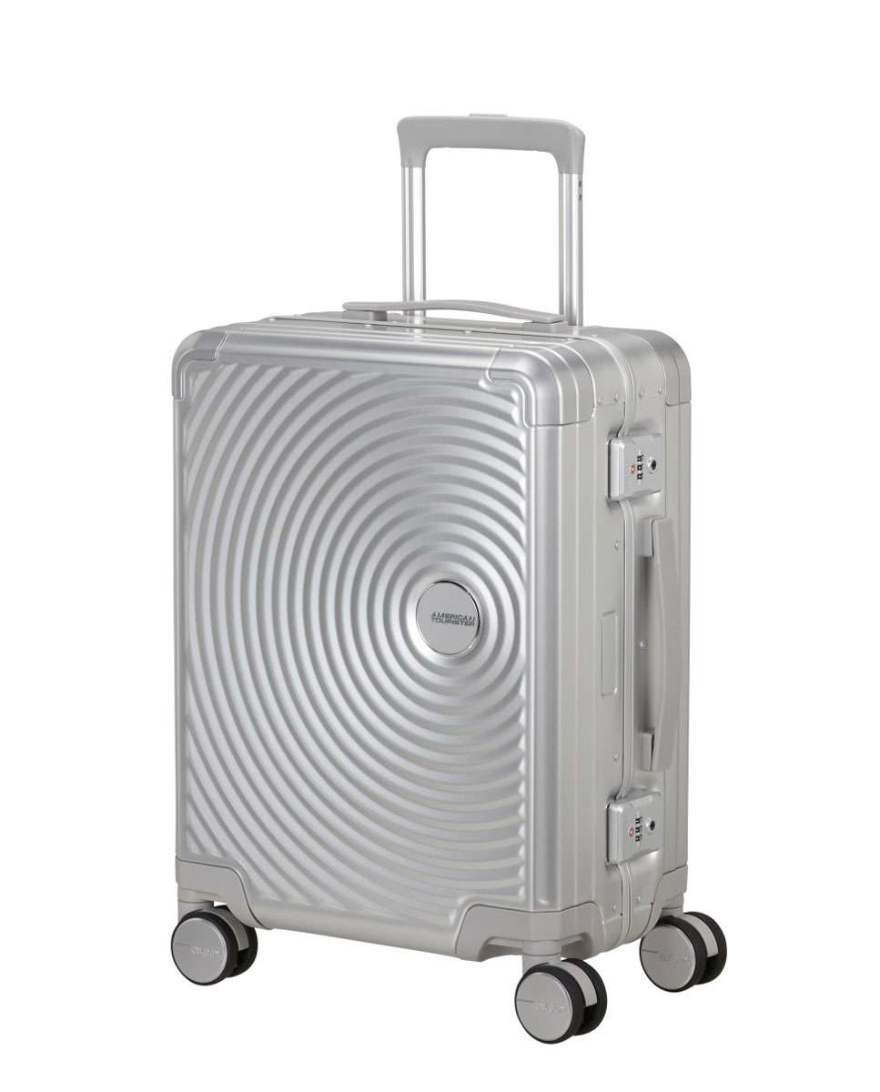Imagem 0 de Mala de Cabine Soundbox Alu 55cm 4 Rodas Prata 39L
