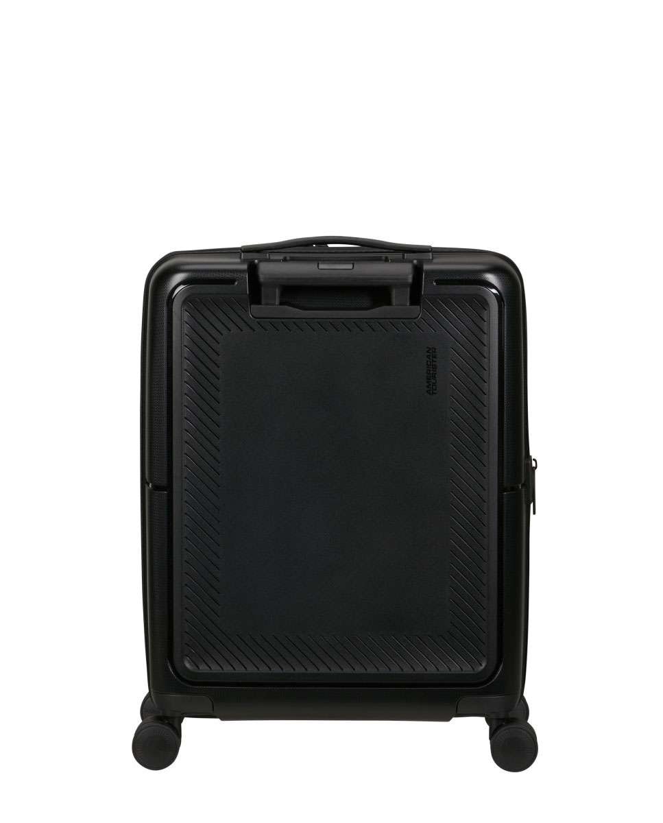 Mala de cabine Dashpop 55cm com 4 rodas expansível acesso frontal preto 42L Preto-4