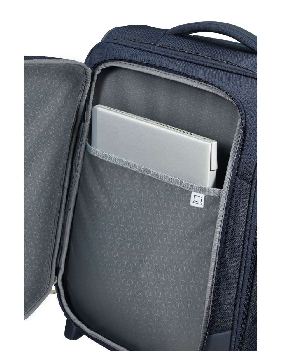 Mala de cabine Respark 55cm 2 rodas expansível azul marinho 48L Azul-3