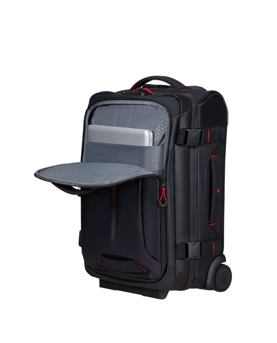 Trolley de cabine Ecodiver 55/35cm com 2 rodas preto 40L Preto-3