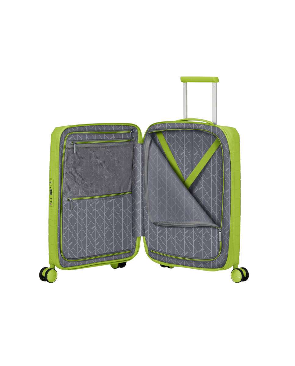 Mala de Cabine Fastforward 55cm 4 Rodas Expansível Lima 36L Verde-2